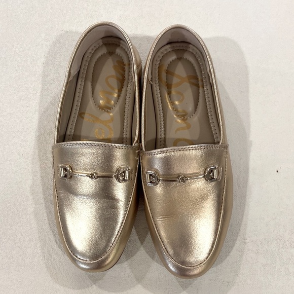 Sam Edelman Other - Sam Edelman Gold Leaf Loafers